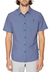 7 Diamonds Deep Water Short Sleeve Button-Up Shirt