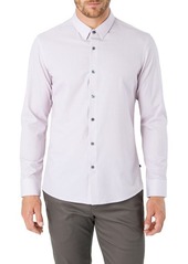 7 Diamonds In My Feelings Slim Fit Button-Up Performance Shirt in Dusty Rose at Nordstrom