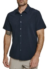 7 Diamonds Siena Solid Short Sleeve Performance Button-Up Shirt