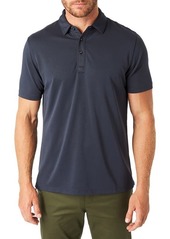 7 Diamonds Walker Solid Modal Blend Polo in Charcoal at Nordstrom