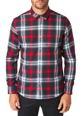 Men's 7 Diamonds Austin Plaid Flannel Button-Up Shirt