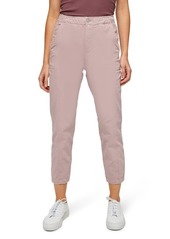 7 For All Mankind ® High Waist Slim Crop Jogger Jeans in Soft Lavender at Nordstrom