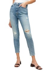 7 For All Mankind ® The High Waist Ankle Skinny Jeans in Slv1 at Nordstrom