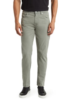 7 For All Mankind Adrien Slim Fit Five-Pocket Airweft Twill Pants in Thyme at Nordstrom Rack