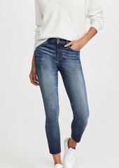 7 For All Mankind Ankle Skinny Cut Hem Jeans