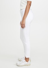 7 For All Mankind Ankle Skinny Jeans With Wave Hem