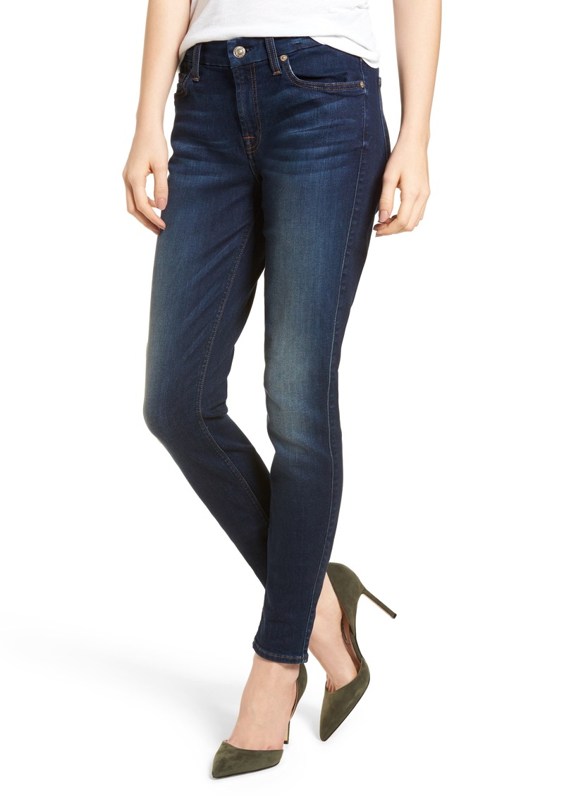 7 for all mankind high waist skinny jeans