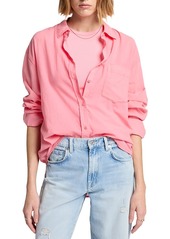 7 For All Mankind Button Front Cotton Shirt