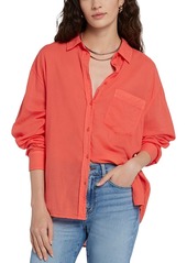 7 For All Mankind Button Front Cotton Shirt