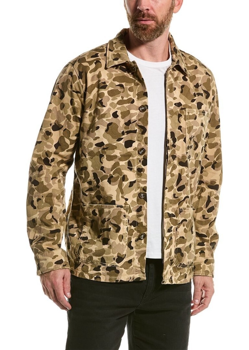 7 For All Mankind Camo Shirt Jacket