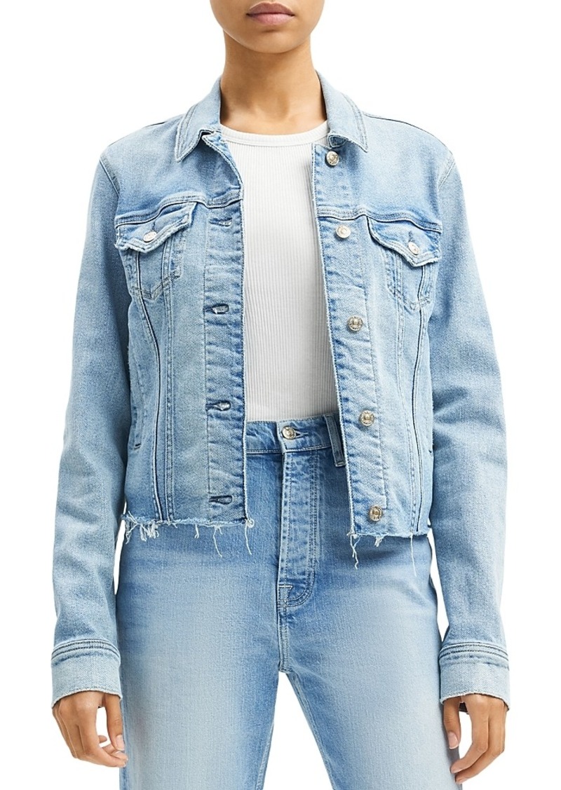 7 For All Mankind Classic Trucker Denim Jacket