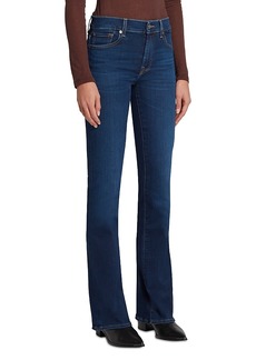 7 For All Mankind Crystal Pocket High Rise Bootcut Jeans in Opulent