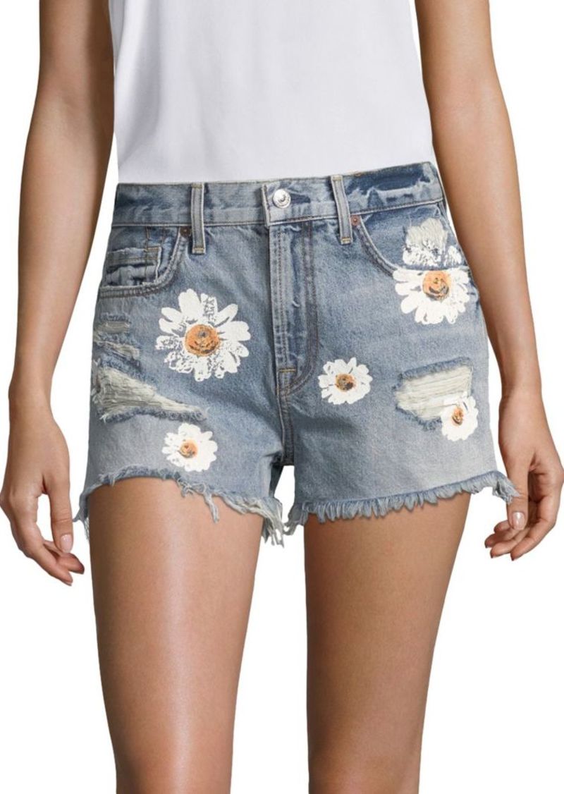 7 for all mankind denim shorts