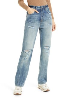7 For All Mankind Easy Straight Leg Jeans in Gnd Canyon Dstry at Nordstrom