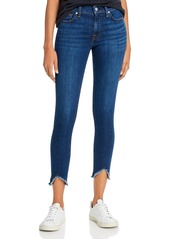 7 For All Mankind Frayed Skinny Ankle Jeans in Fletcher Drive