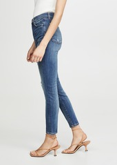 7 For All Mankind High Waist Ankle Skinny Jeans