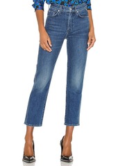 7 For All Mankind High Waist Cropped Straight