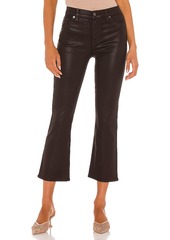 7 For All Mankind High Waist Slim Kick With Faux Pockets