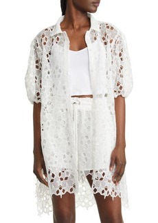 7 For All Mankind Lace Tunic Shirt