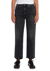 7 For All Mankind Logan Release Hem High Waist Ankle Stovepipe Jeans