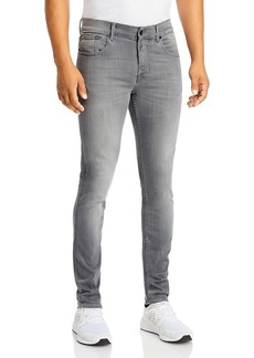 7 For All Mankind Luxe Performance Plus Slimmy Tapered Slim Fit Jeans in Gray