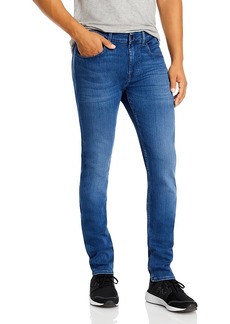 7 For All Mankind Luxe Performance Plus Slimmy Tapered Slim Fit Jeans in Mid Blue