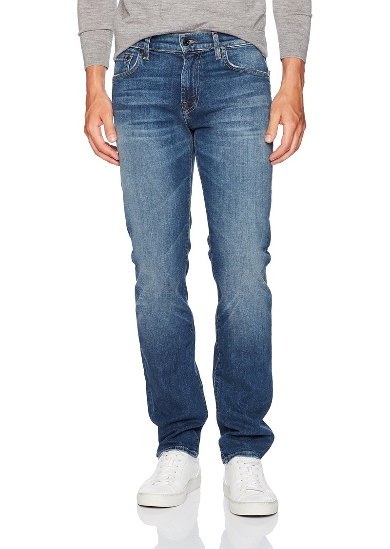 7 For All Mankind 7 For All Mankind Men's Slimmy Straight Fit Jean in ...