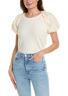 7 For All Mankind Mix Media Femme Top