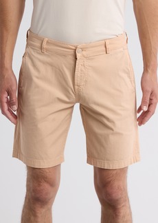 7 For All Mankind Perfect Chino Shorts in Airweft Twill Tangerine at Nordstrom Rack