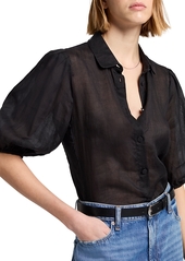 7 For All Mankind Puff Sleeve Blouse