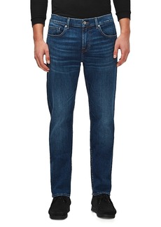 7 For All Mankind Slim Fit Slimmy with Squiggle Jeans in Essential