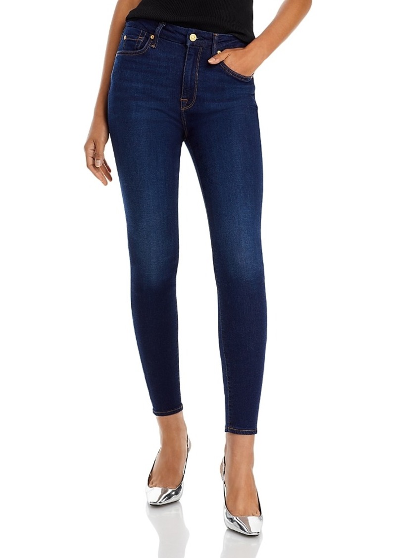 7 For All Mankind Slim Illusion High Rise Ankle Skinny Jeans in Luxe Tried & True