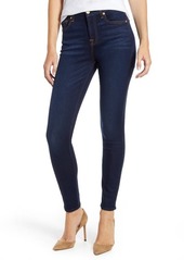 7 For All Mankind Slim Illusion High Waist Ankle Skinny Jeans