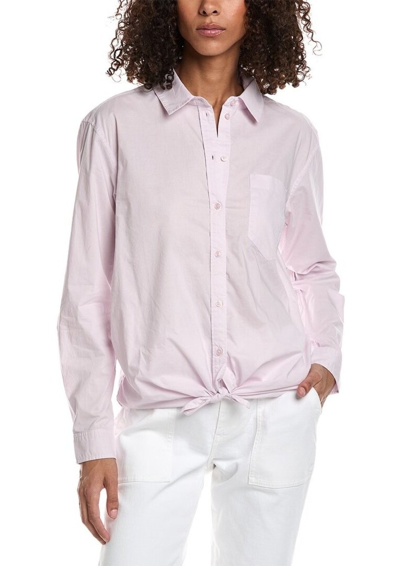 7 For All Mankind Tie-Front Button-Down Shirt