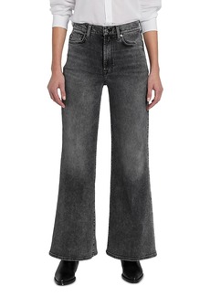 7 For all Mankind Ultra High Rise Jo Wide Leg Jeans in Silent Night