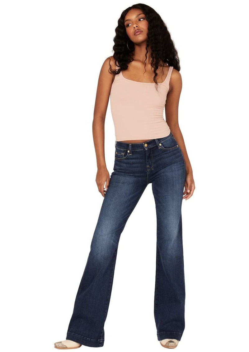 7 For All Mankind womens for All Mankind Dojo Flare Wide Leg Jeans   US