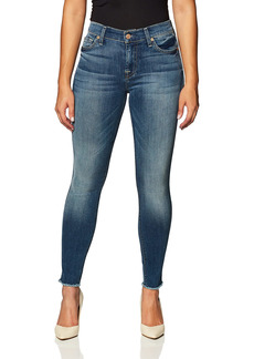 7 For All Mankind Women's Mid Rise Skinny Fit Ankle Jeans