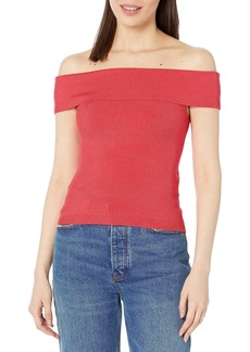 7 For All Mankind Women's Off Shoulder Sweater