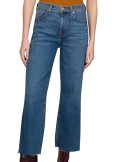 7 For All Mankind Women's Wide-Leg Crop Jeans in Alexa