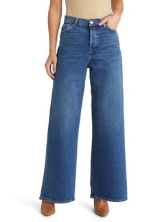 7 For All Mankind Zoey High Waist Crop Wide Leg Jeans