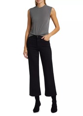 7 For All Mankind Alexa Cropped Straight Jeans