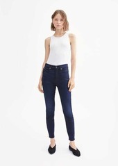 7 For All Mankind b(air) High Waist Ankle Skinny in Blue Black River Thames