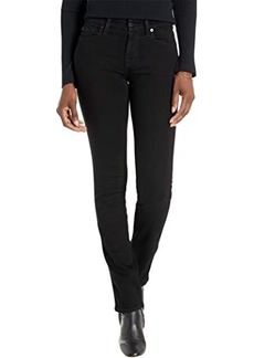 7 For All Mankind B(air) Kimmie Straight in Rinse Black