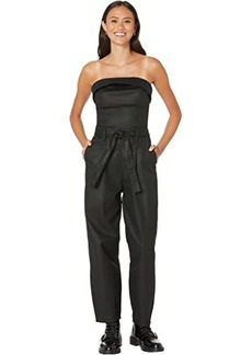 7 For All Mankind Coated Balloon Leg Jumpsuit in Rabbit Hole