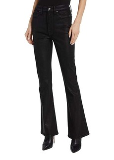 7 For All Mankind Coated Skinny Bootcut Pants