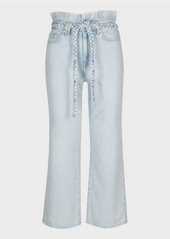 7 For All Mankind Cropped Alexa Paperbag Jean in Grand Street