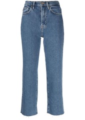 7 For All Mankind cropped frayed jeans