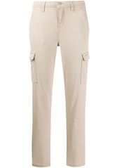 7 For All Mankind cropped slim-fit trousers