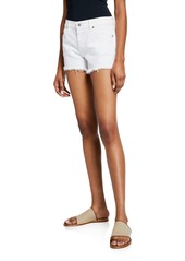 7 For All Mankind Cutoff Jean Shorts, Clean White