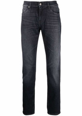 7 For All Mankind dark-wash skinny jeans